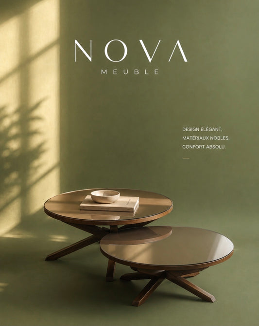 Table basse flora
