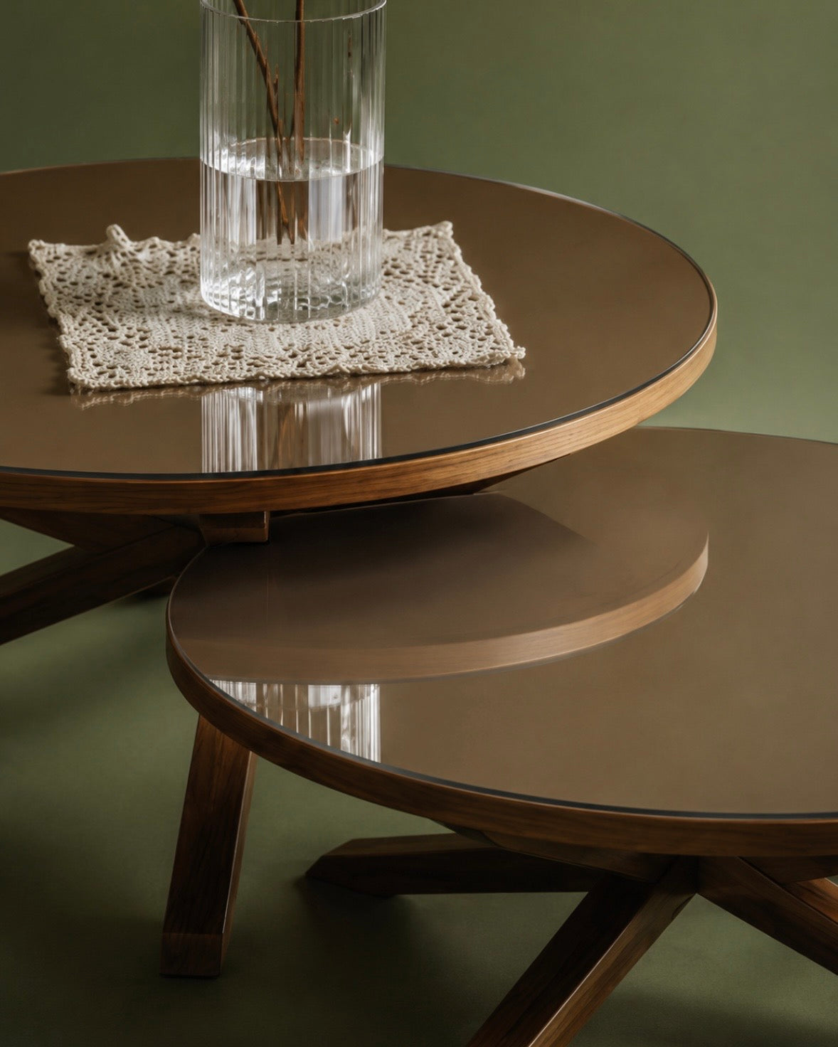 Table basse flora