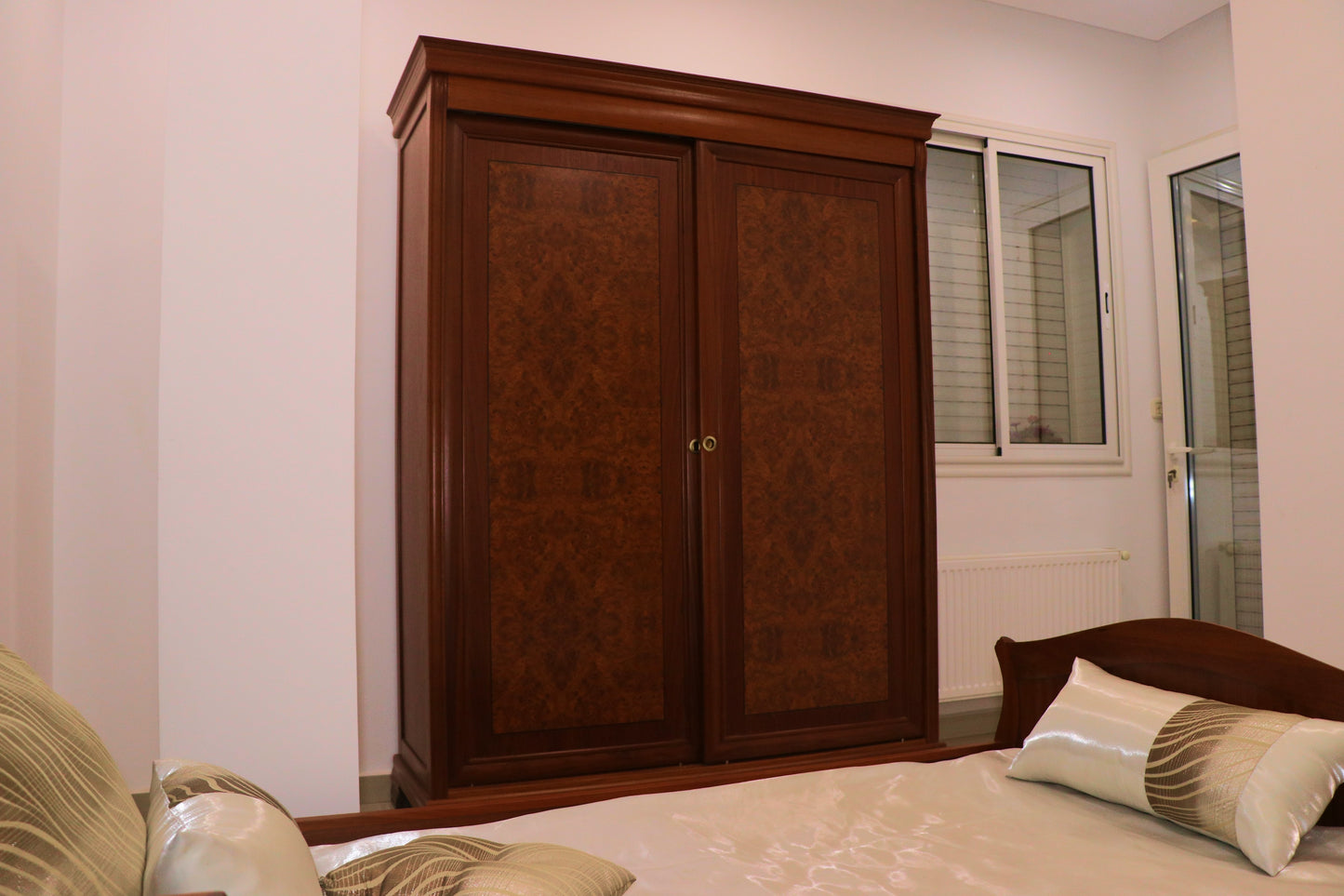 Chambre à enfant Neige acajou