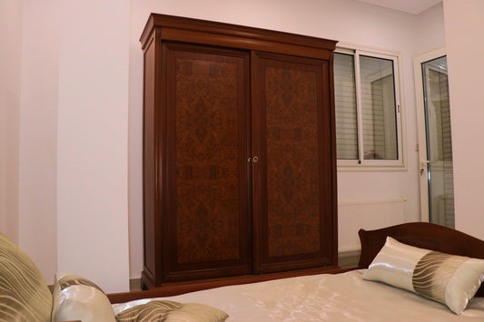 Chambre à enfant Neige acajou