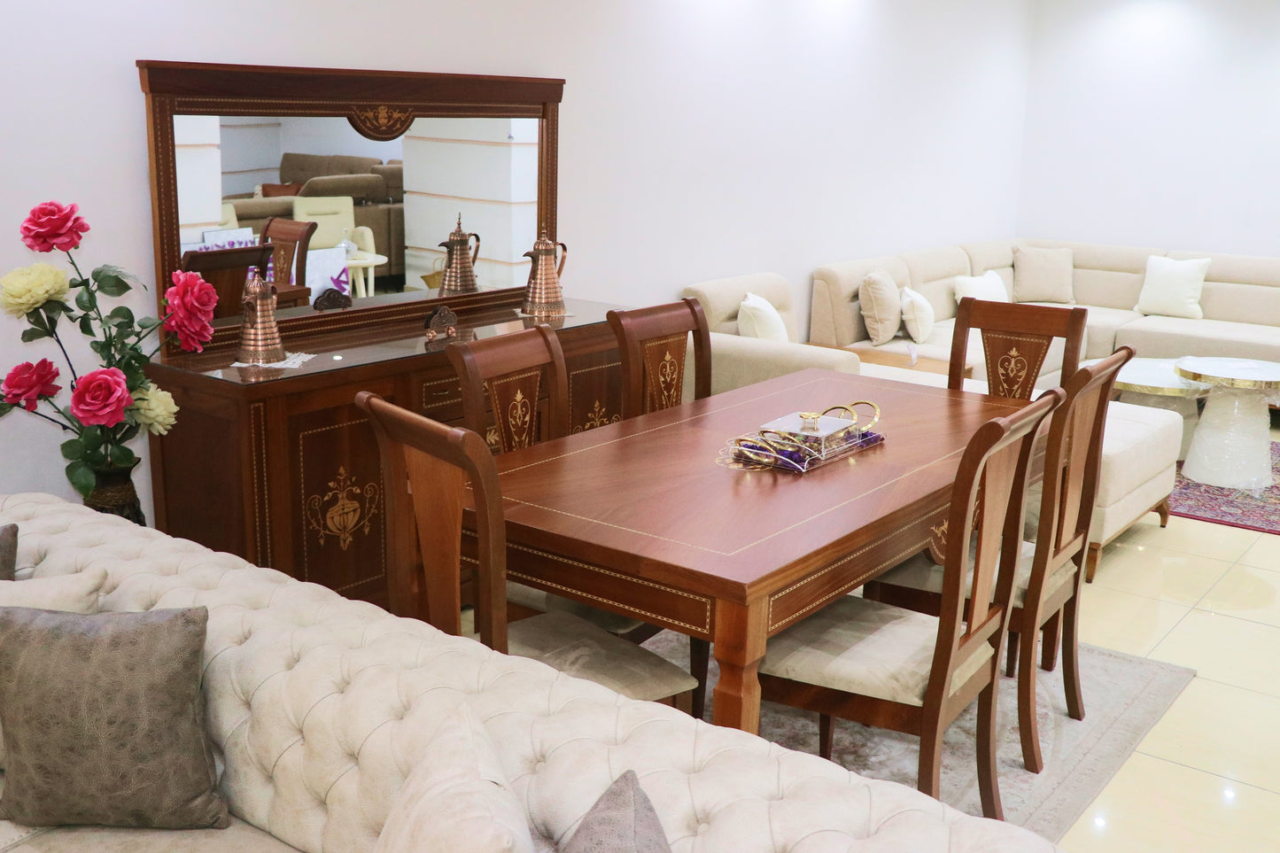 Salle à manger Clara Acajou